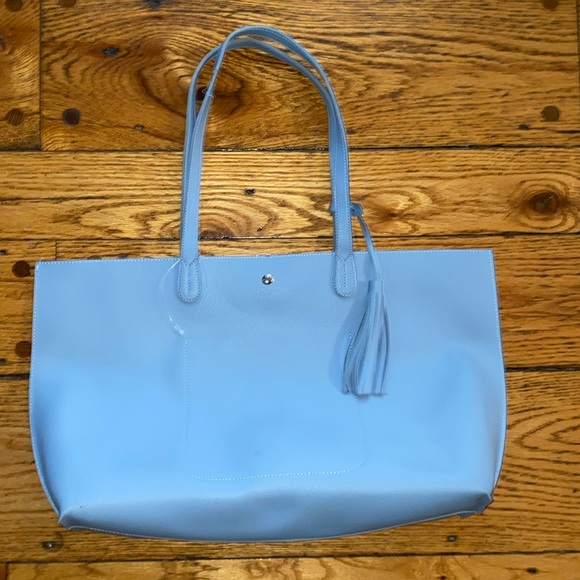 Blue tote bag never used - Picture 1 of 4